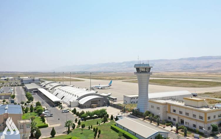 مطار السليمانية يعلق رحلاته الجوية بسبب عودة موجات الغبار
