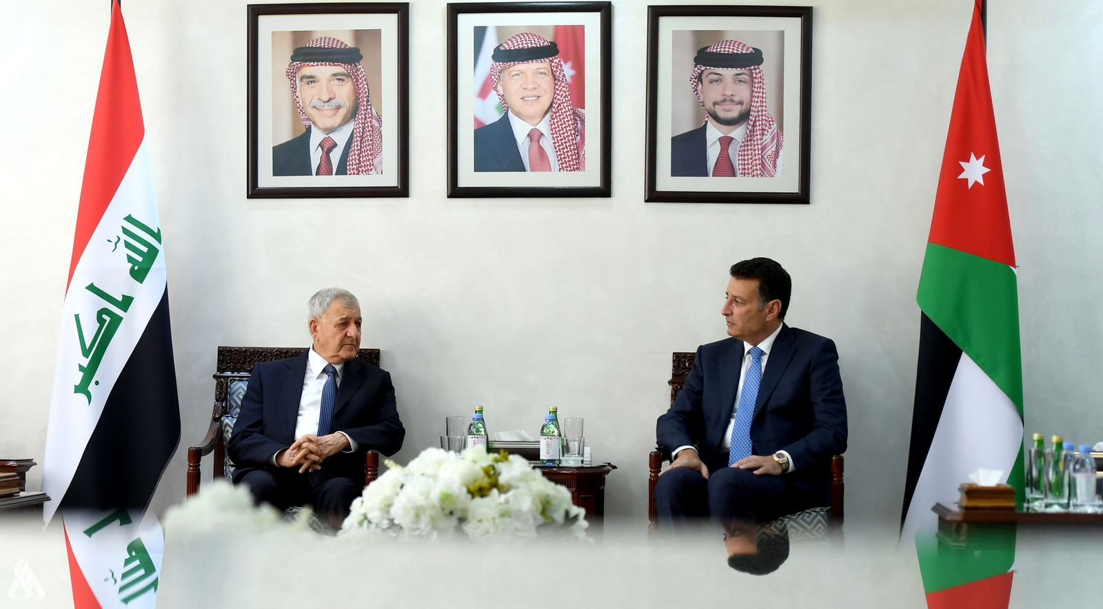 رئيس الجمهورية يؤكد أهمية توطيد علاقات التعاون بين مجلس النواب العراقي والأردني