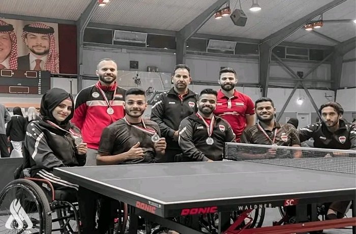 (15) وساماً لتنس الطاولة البارالمبي ببطولة النادي الوطني في الأردن